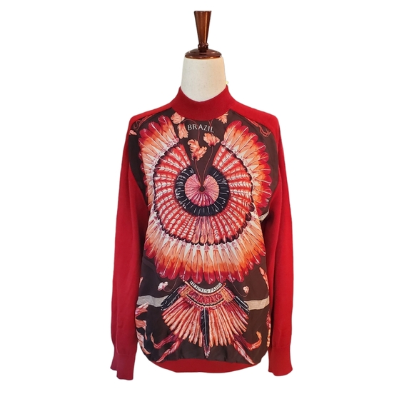 Vintage Hermès Twillaine Silk Cashmere Laurence Bourthoumieux Sweater - Size 40 - Picture 1 of 12